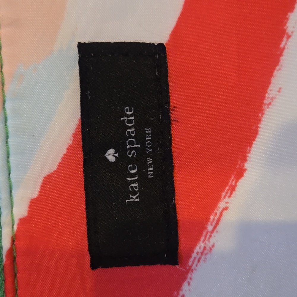 Kate Spade New York for Qantas Multi-Color Brush Strokes Zipper Pouch - Picture 2 of 8